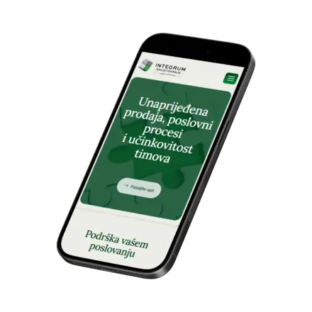 Web stranica: Integrum Consulting