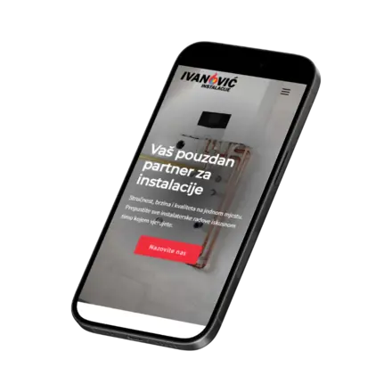 Web stranica: Ivanović Instalacije