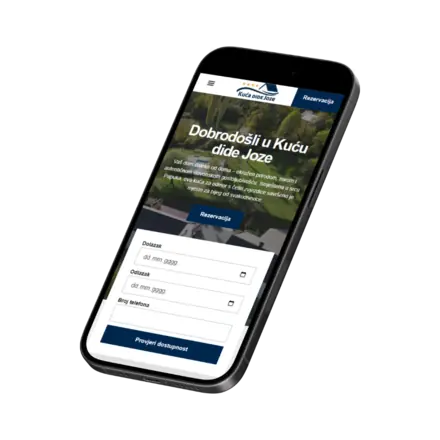 Web stranica: Kuća Dida Joze