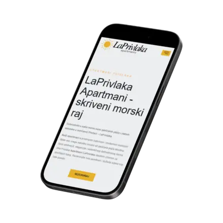 Web stranica: LaPrivlaka apartmani